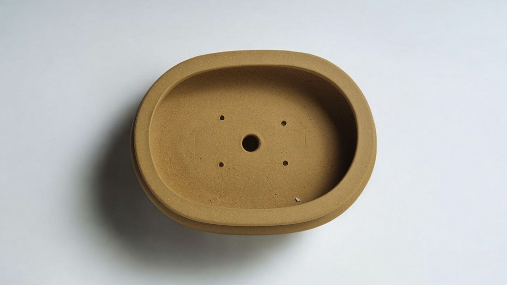 Yixing ovale bonsai pot nr. 1 klein