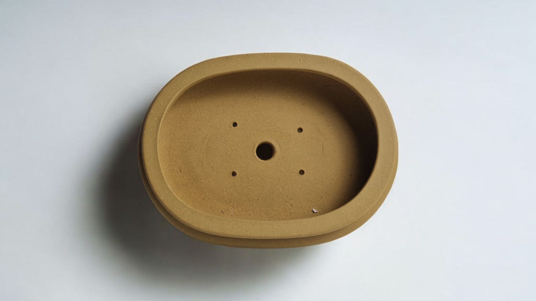 Yixing oval bonsai pot No. 1 small