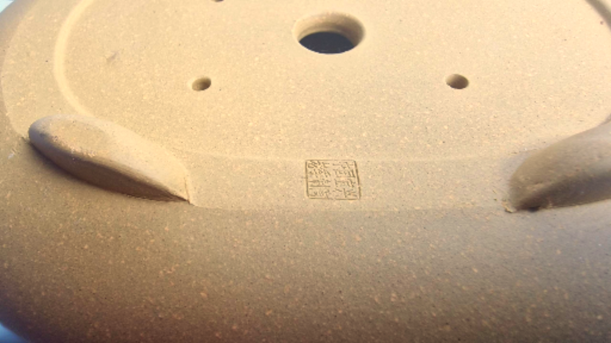 Yixing oval bonsai pot No. 1 small