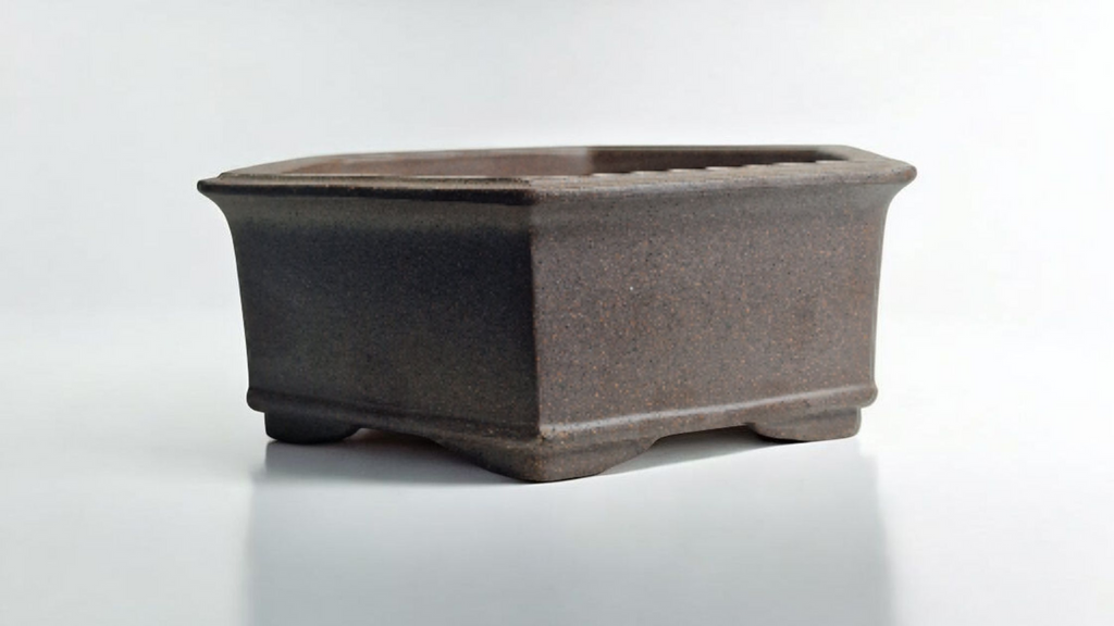 Yixing unglazed octogonal bonsai pot No. 1