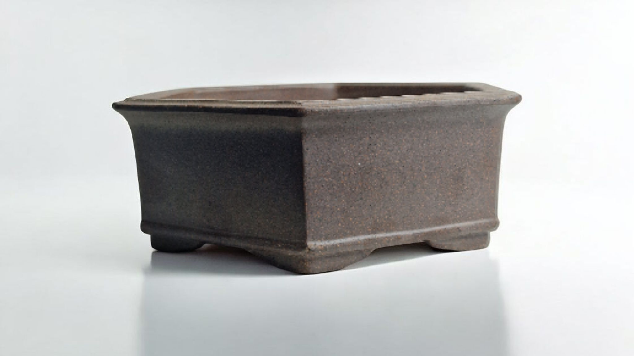 Yixing unglazed octogonal bonsai pot No. 1