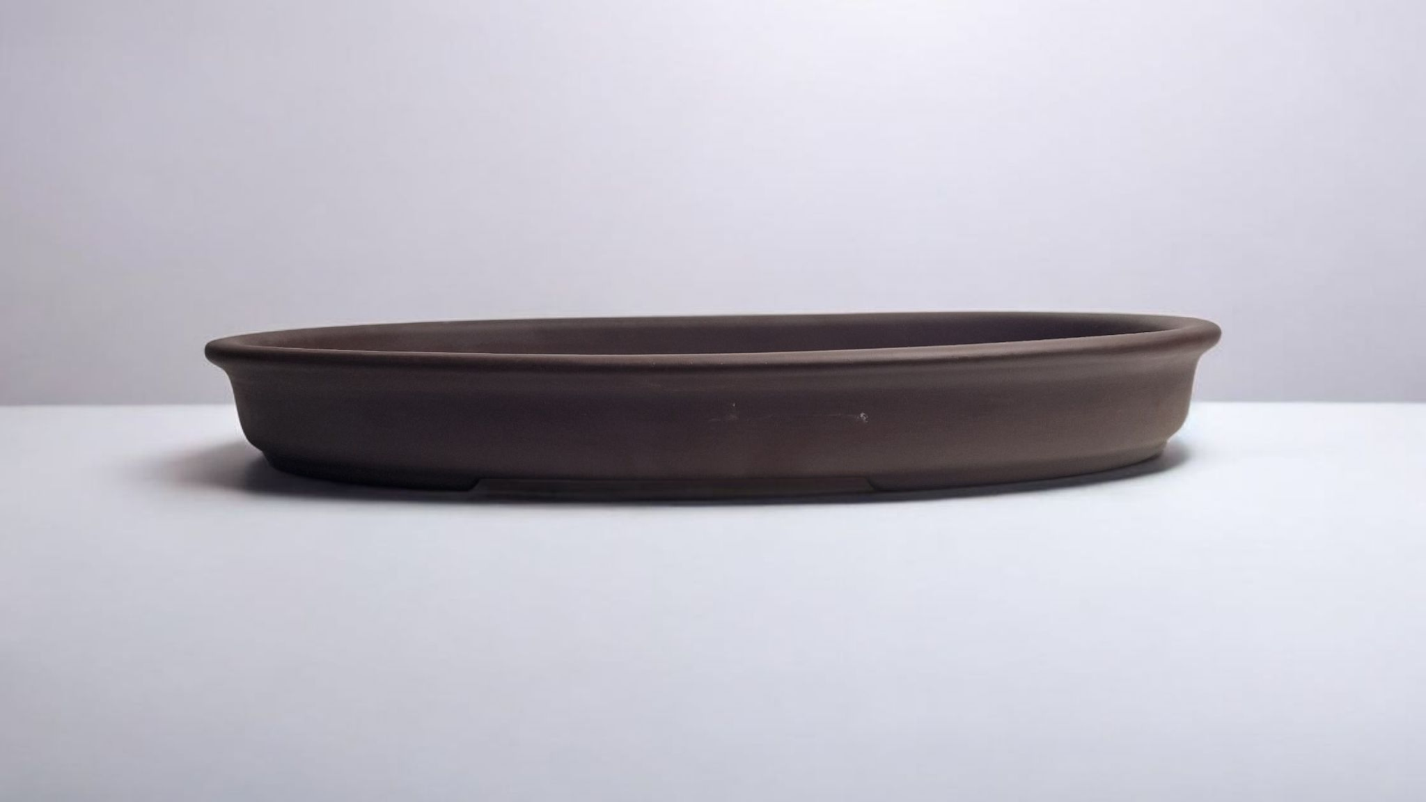 Unglazed oval Yixing  Bonsai pot No.2
