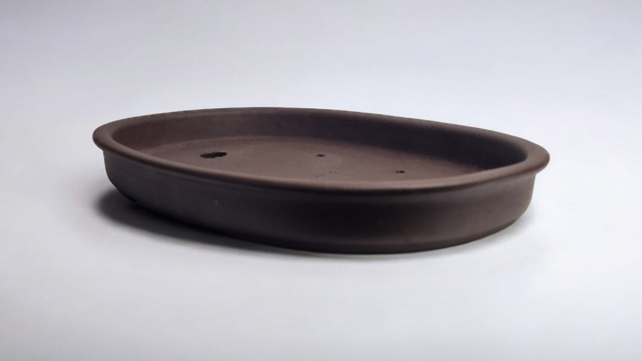 Unglazed oval Yixing  Bonsai pot No.2