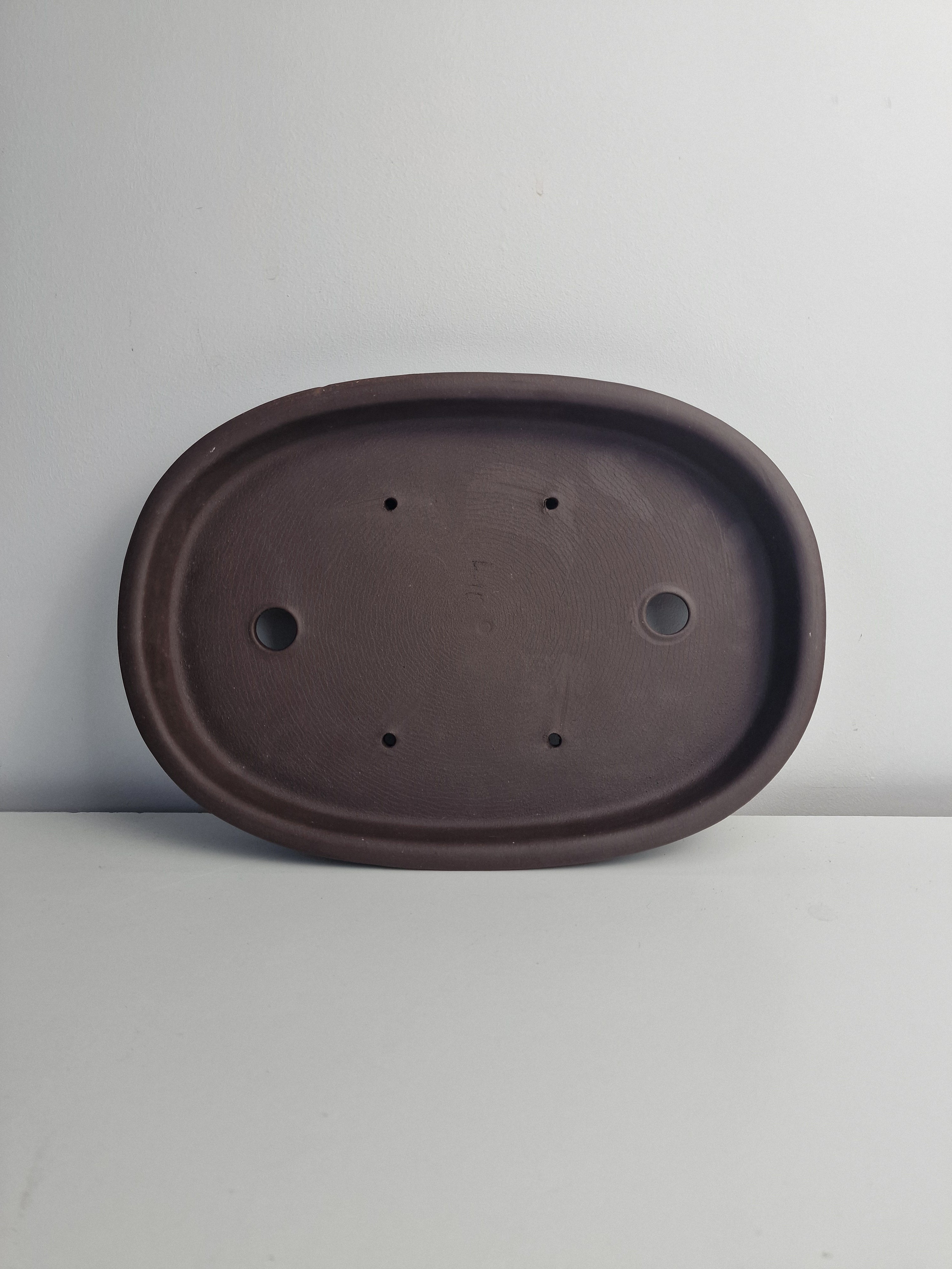Unglazed oval Yixing  Bonsai pot No.2